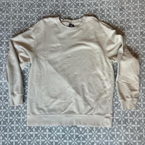 Cream and khaki cargo pants and sweatshirt - Picture 3 of 5